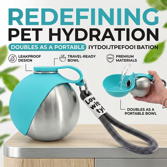 Petnello™ 2-in-1 Portable Dog Water Bottle
