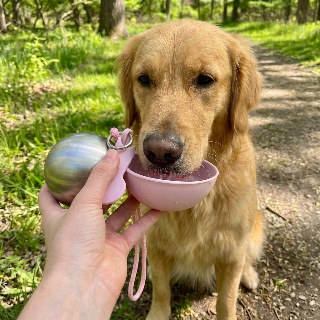 Petnello™ 2-in-1 Portable Dog Water Bottle