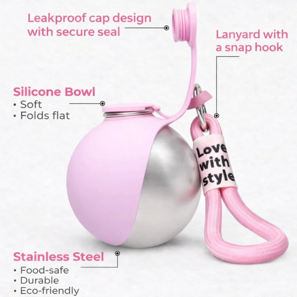 Petnello™ 2-in-1 Portable Dog Water Bottle